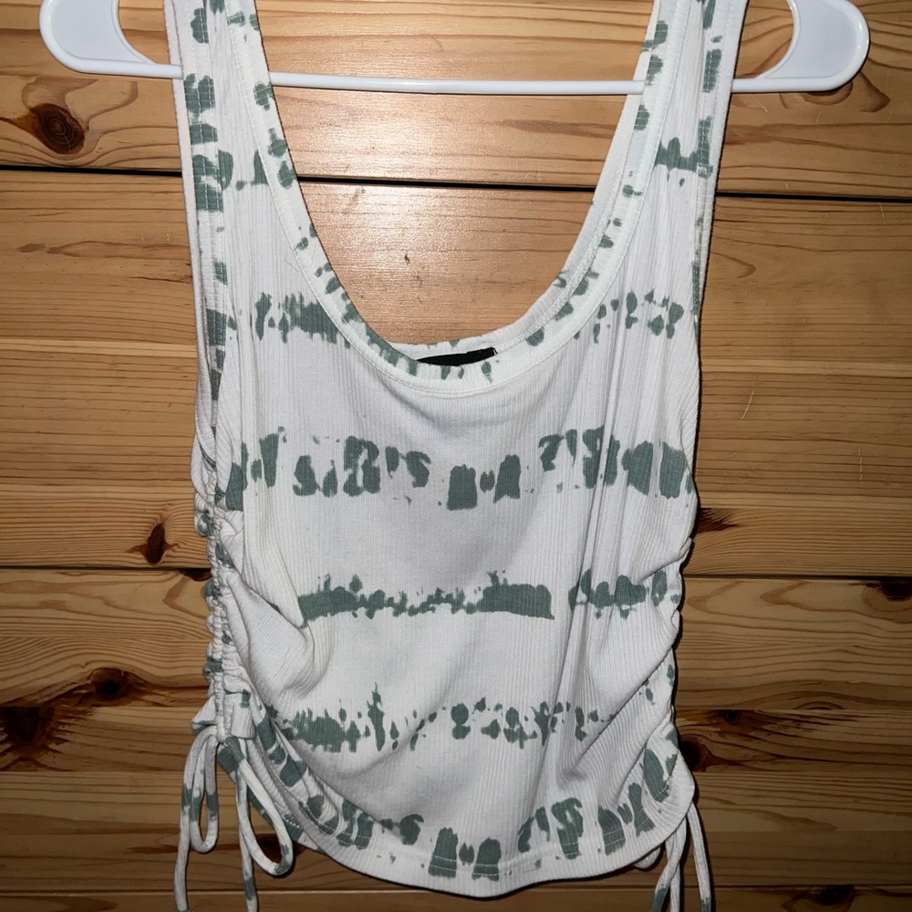 Teal/green blue  Tie DyeWomen's Top